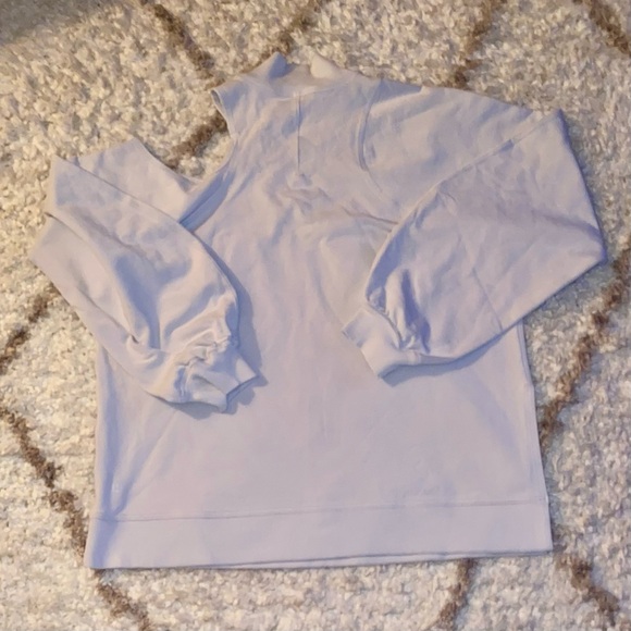 Like NEW! Lululemon OneShoulder LA Sweatshirt - Picture 4 of 5